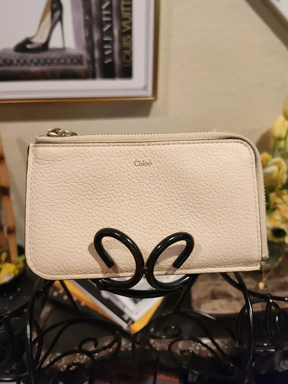 Chloé slim leather wallet